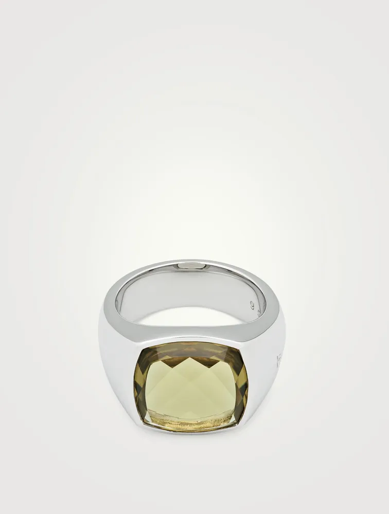 Shelby Olive Quartz Ring