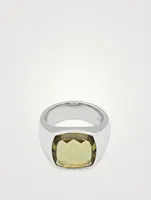 Shelby Olive Quartz Ring