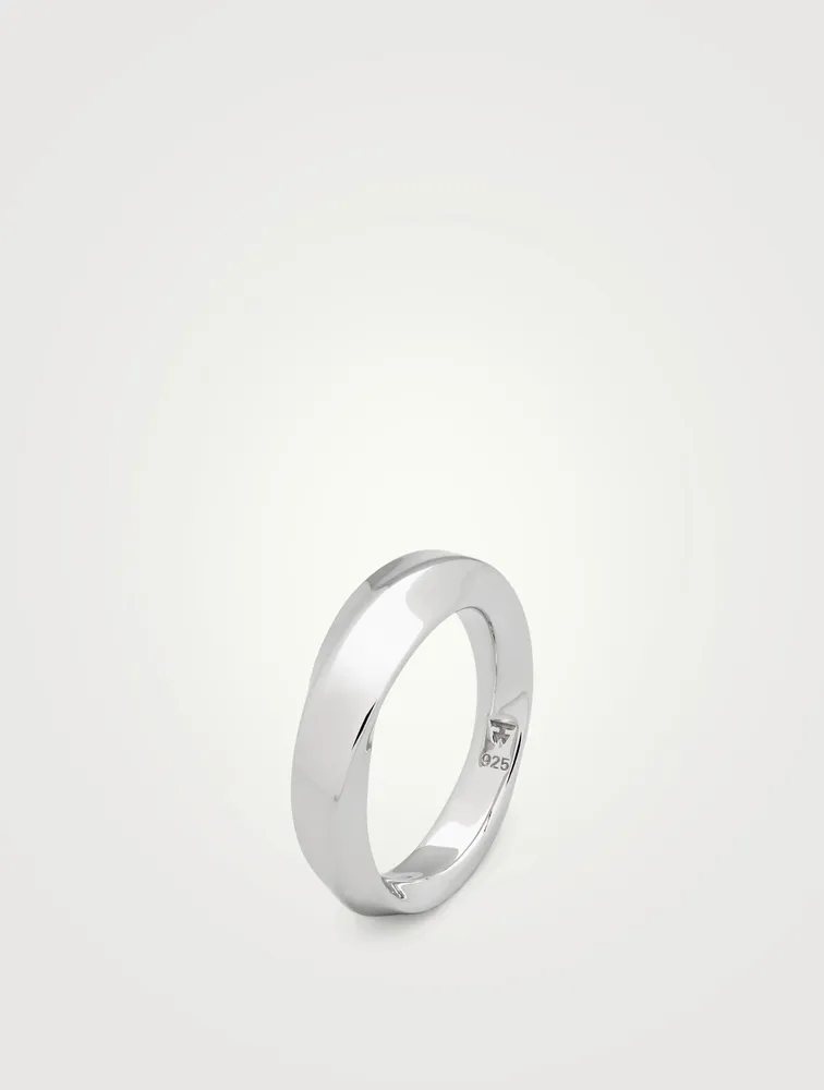 Medium Sterling Silver Infinity Band