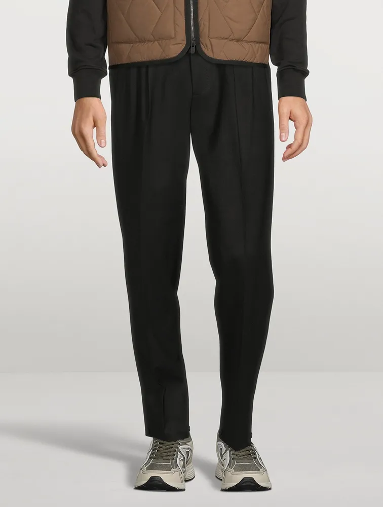 Wool-Blend Jogger Pants
