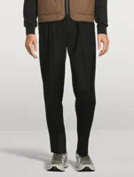 Wool-Blend Jogger Pants