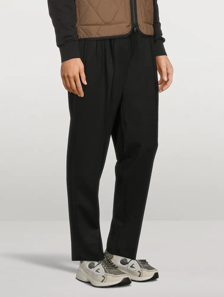Wool-Blend Jogger Pants
