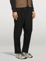 Wool-Blend Jogger Pants