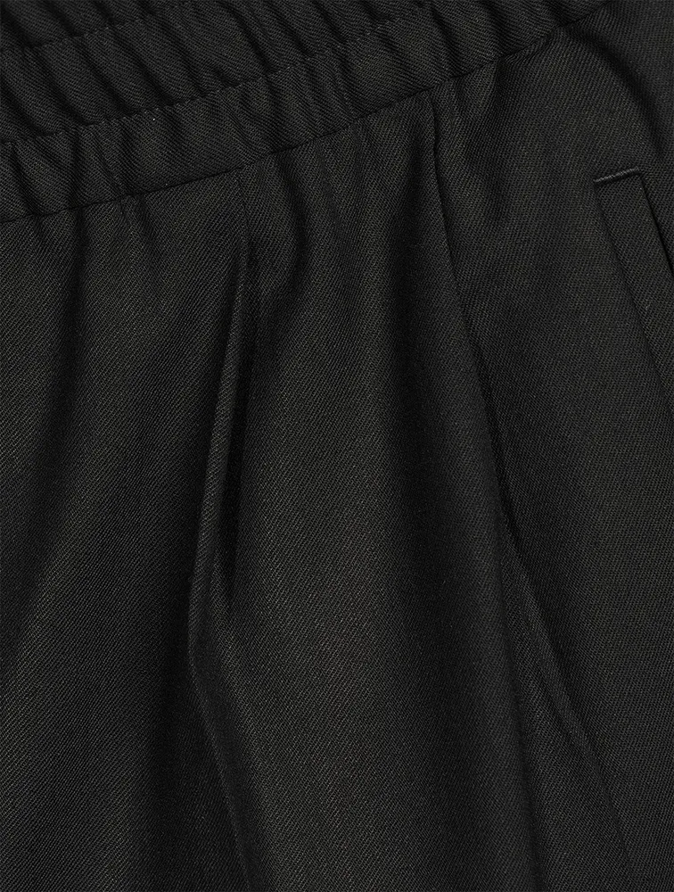 Wool-Blend Jogger Pants