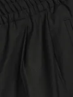 Wool-Blend Jogger Pants