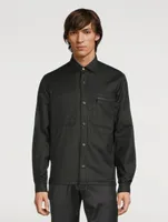 Tech Wool Padded Overshirt