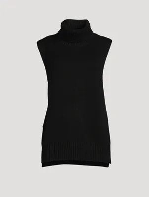 Molly Turtleneck Cashmere Sweater Vest