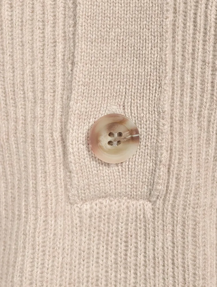 Ashley Cashmere Polo Sweater