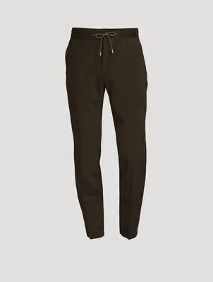 Cotton Stretch Jogger Pants