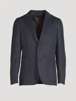 Wool Silk And Cashmere Jacket