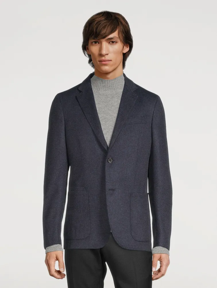 Wool Silk And Cashmere Jacket