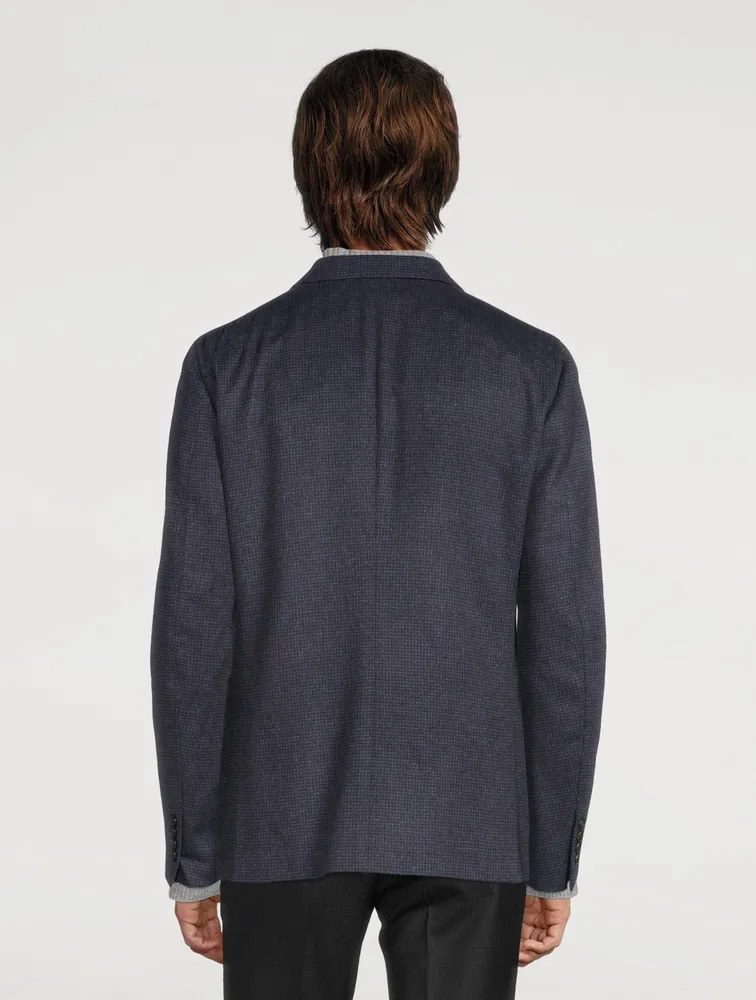 Wool Silk And Cashmere Jacket