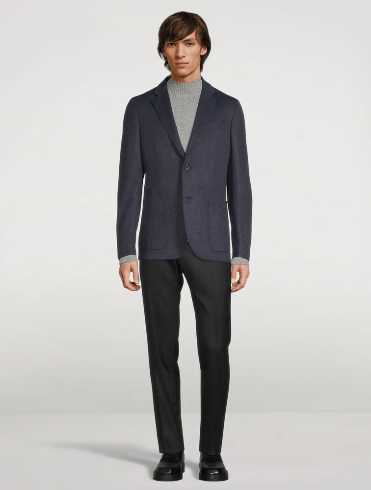 Wool Silk And Cashmere Jacket