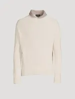 Cashmere Shawl-Neck Sweater