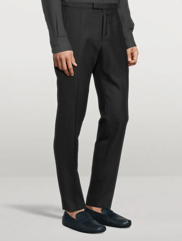 Wool And Silk Pants