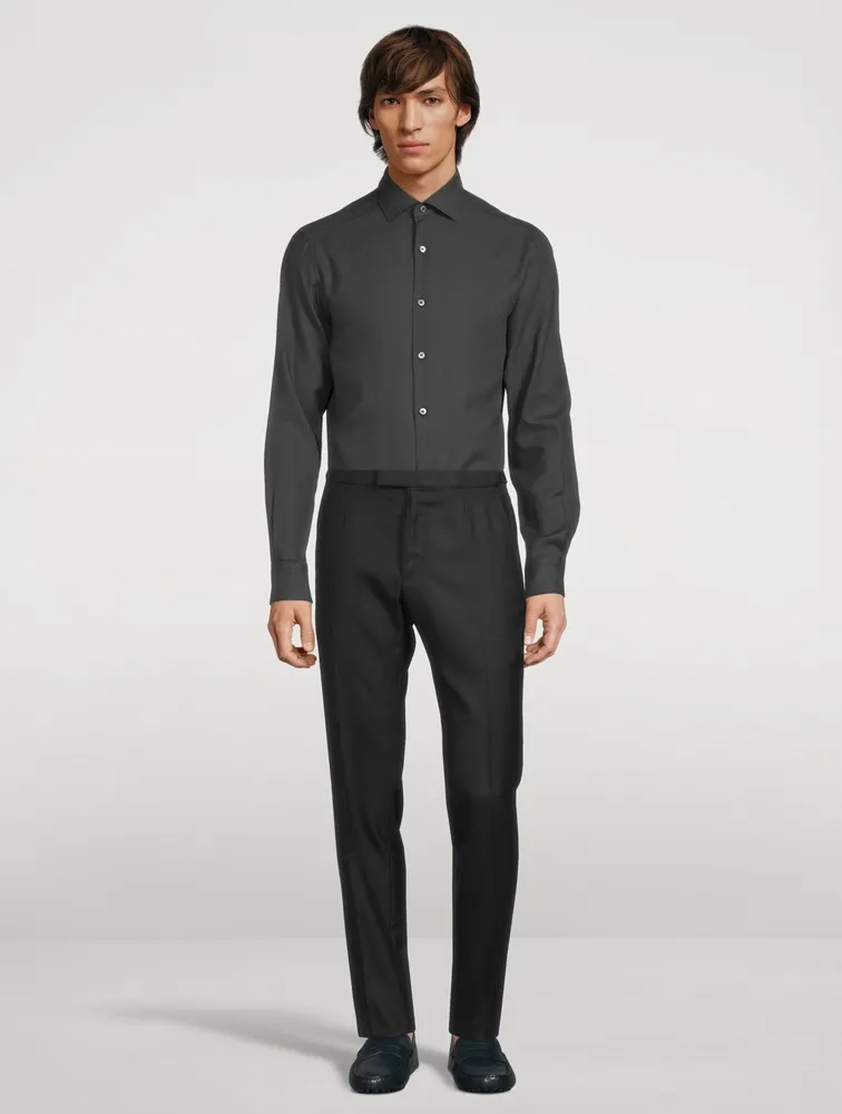 Wool And Silk Pants