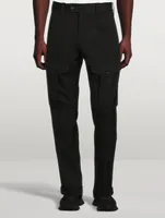 Wool Twill Cargo Pants