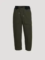 Cotton Drawstring Cargo Pants