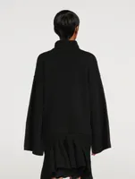 Contrast Stitch Virgin Wool Sweater