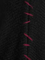 Contrast Stitch Virgin Wool Sweater