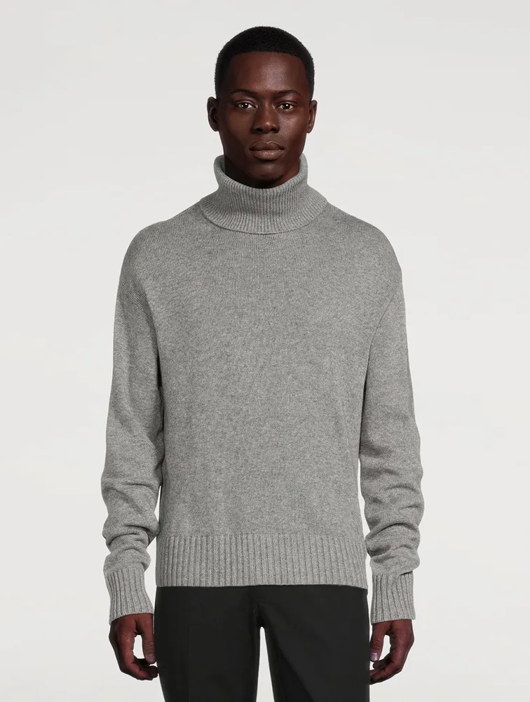 Wool And Cashmere Turtleneck Sweater