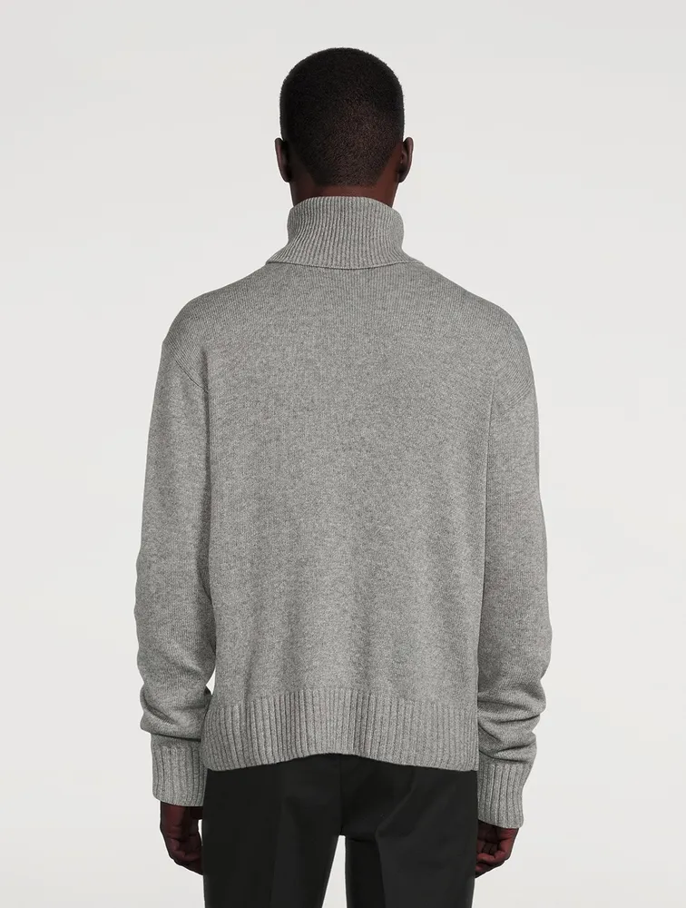 Wool And Cashmere Turtleneck Sweater