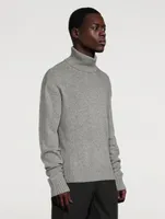 Wool And Cashmere Turtleneck Sweater