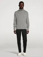 Wool And Cashmere Turtleneck Sweater