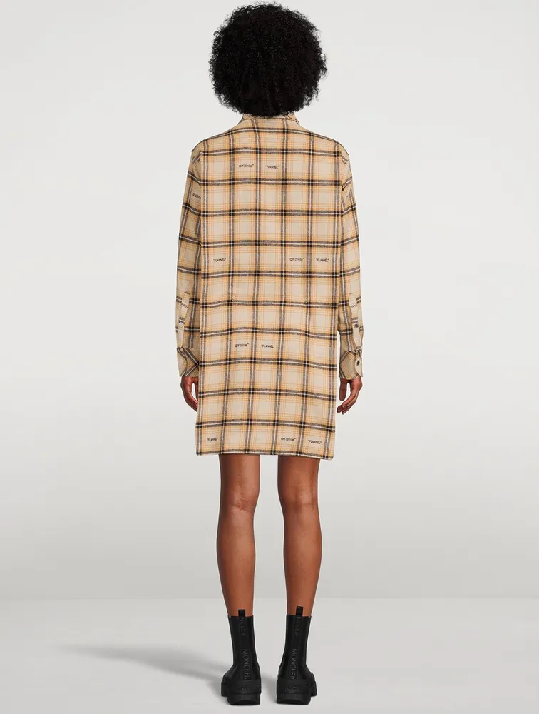 Flannel Shirt Dress Plaid