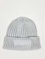 Enio Wool-Blend Ribbed Beanie