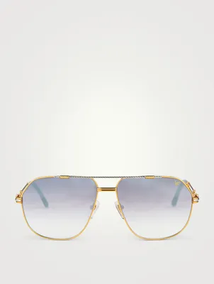 VF Boss 18K Gold Aviator Sunglasses