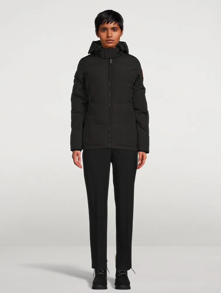 Chelsea Down Parka With Hood Trim