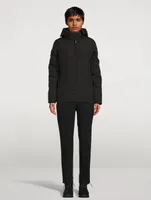 Chelsea Down Parka With Hood Trim