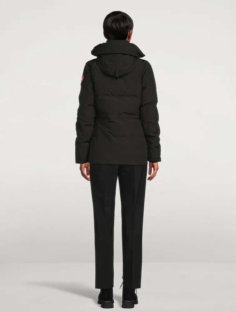 Chelsea Down Parka With Hood Trim