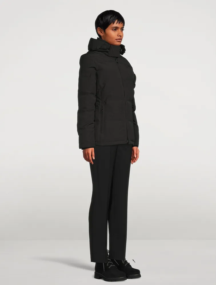 Chelsea Down Parka With Hood Trim