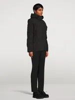 Chelsea Down Parka With Hood Trim