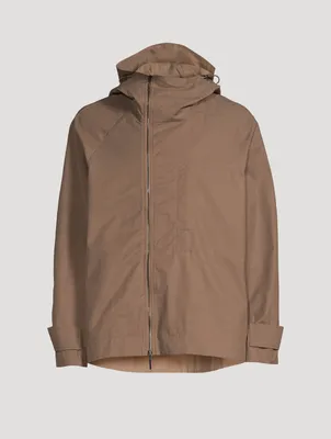 Clifton Cotton-Blend Jacket With Hood