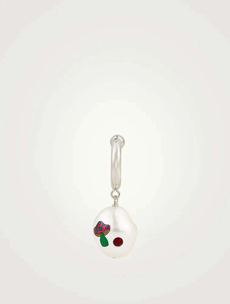 Magic Cotton Candy Earring With Crystal
