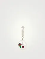 Magic Cotton Candy Earring With Crystal