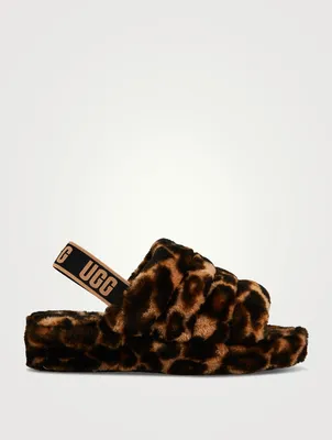 Fluff Yeah Slides Panther Print