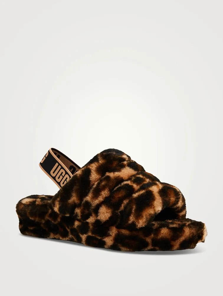 Fluff Yeah Slides Panther Print