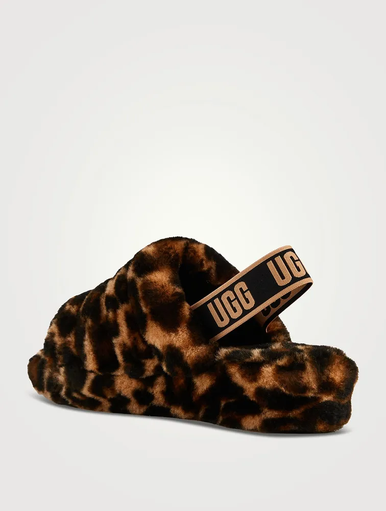 Fluff Yeah Slides Panther Print