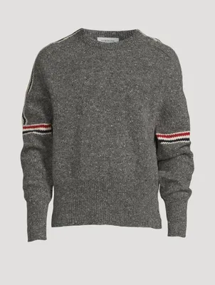 Wool And Mohair Crewneck Sweater