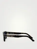 DiorSignature Flat-Top Rectangular Sunglasses