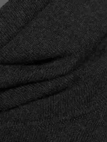 Scrunch-Neck Cashmere Sweater