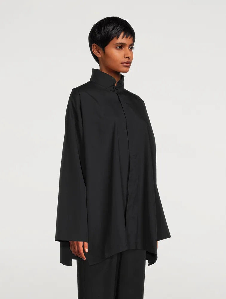 Cotton A-Line Shirt