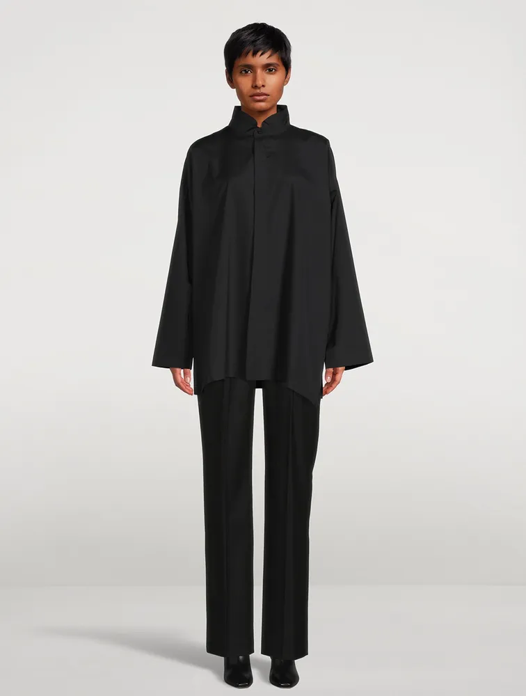 Cotton A-Line Shirt