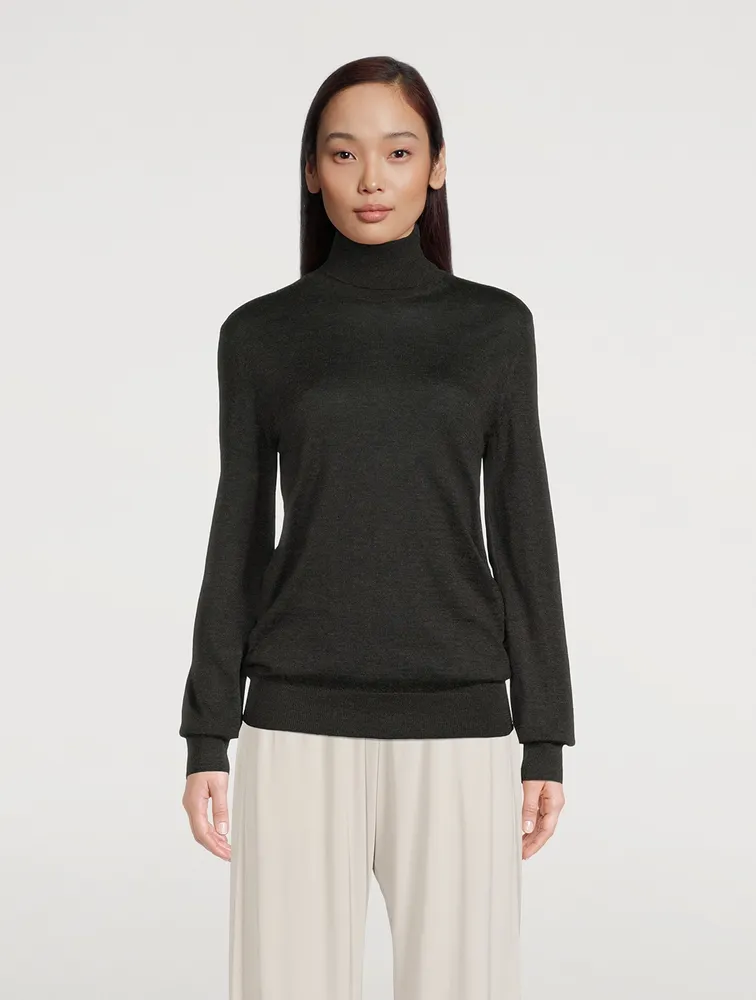 Demme Cashmere And Silk Turtleneck