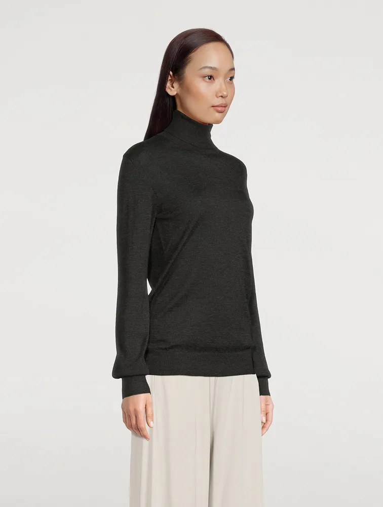 Demme Cashmere And Silk Turtleneck