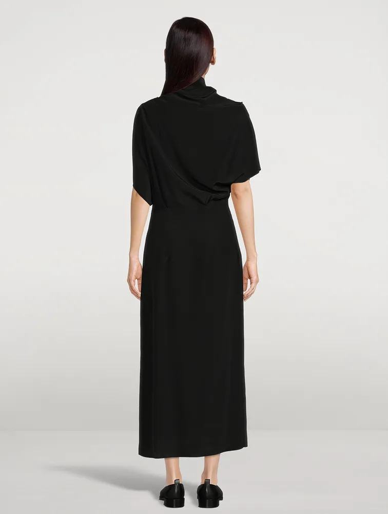 Elefina Silk Crepe Dress